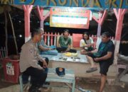 Polres Karawang, Bhabinkamtibmas Aiptu Sunartoyo Ngawangkong Bersama Masyarakat Pada Wilayah Desa Parungmulya.