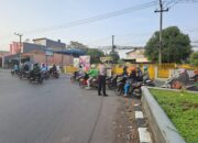 Ciptakan Kamseltibcarlantas Aiptu Achmad Salamun Lakukan Gatur Lalin Pagi