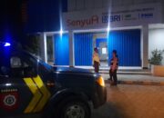 Anggota Polsek Batujaya Sambangi Scurity Bank BRI Unit Batujaya serta menyampaikan Himbauan Kamtibmas