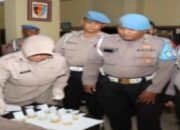 Kapolres Cirebon Kota Pantau Langsung Pelaksanaan Tes Urine Personel Si Propam.