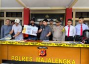 Sat Reskrim Polres Majalengka Ungkap 4 Pelaku Komplotan Modus Pecah Kaca.