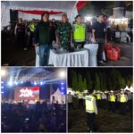 Kapolsek Pesantren Pimpin Langsung Pengamanan Pengajian Gus Miftah dan Konser Kebangsaan Bertajuk “ Silaturahmi Kebangsaan “