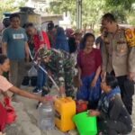 Sinergitas 3 Pilar, Polres Bondowoso Bantu Air Bersih Untuk Warga Desa Keprak