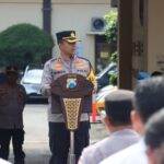 Kapolres Kediri Kota Pimpin Apel Bersama Untuk Tekankan & Tegaskan Netralitas Seluruh Personel Polri Pada Pilkada 2024