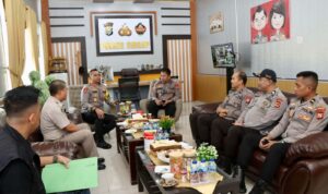 Tim Bidokkes Sambangi Polres Sidrap, Kapolres Salut!