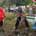 Aksi Mulia Bhabinkamtibmas: Bantu Pemakaman Nurhayati