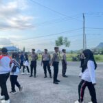 Aksi Polres Sidrap, Gerak Jalan Santai Aman Terus!