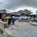 Gotong Royong Bangun Jembatan di Passeno