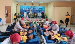 Donor Darah Warnai HUT Ke-53 Korpri Polda Sulsel