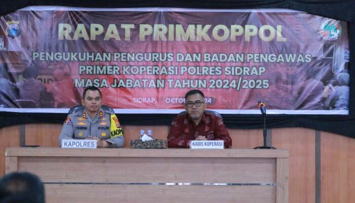 Koperasi Polres Sidrap Bangkit Lagi: Sinergi Kapolres dan Kepala Dinas Koperasi
