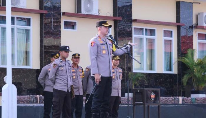 Pesan Kuat Kapolres di Bawah Sinar Matahari