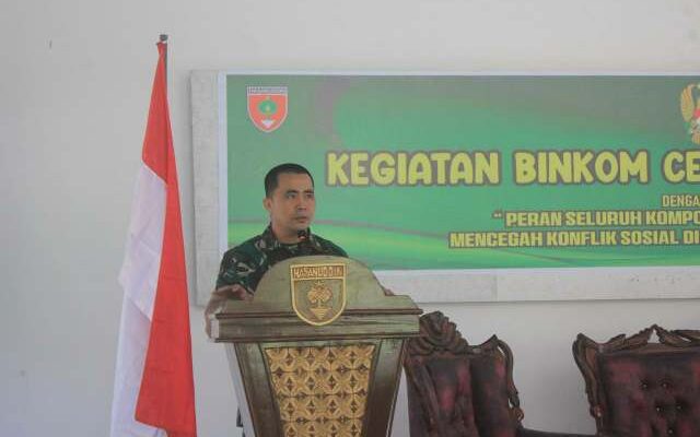 Dandim 1420/Sidrap Gaungkan Persatuan