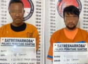 Polres Pematangiantar Tangkap Dua Laki Laki Diduga Pengedar Sabu