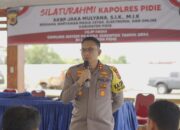 Kapolres Pidie Imbau Masyarakat Jauhi Judi Online