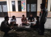 Polisi Caket Polres Karawang Polsek Purwasari Sambangi Poskamling