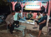 Polres Karawang, Bhabinkamtibmas Aiptu Sunartoyo Ngawangkong Bersama Masyarakat DiWilayah DesaParungmulya.