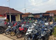 Jajaran Polsek Cikancung Polresta Bandung Gelar Razia Knalpot Tidak Sesuai Spesifikasi