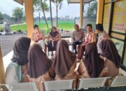 Polri Sahabat Pelajar, Anggota Polsek Tirtajaya kunjungan Siswa/Siswi SMKN 1 Tirtajaya