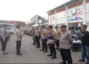 Kapolsek Kotabaru Pimpin Apel Kesiapan Pengamanan Kampanye Paslon Pilkada Kabupaten Karawang