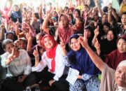 Hj,Gina Fadila Swara,SE, Nomer Urut 1 Calon Wakil Bupati Karawang Roadshow Silaturahmi Kewarga Setiap Desa di Kecamatan Pakisjaya