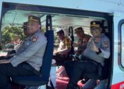 Karo Rena Dan PJU Polda Aceh Supervisi Menggunakan Helikopter Monitoring Tahapan Pilkada Aceh