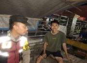 Bhabinkamtibmas Ikut Serta Dalam Giat Ronda Bersama Warga