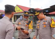 Antisipasi Praktik Judi Online di Lingkungan Polri, Kapolres Sintang Cek Ponsel Anggota