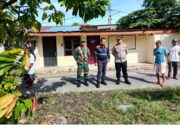 Kapolsek Siantar Barat lakukan Pendampingan Penertiban Aset Rumah Perusahan PT. KAI (Persero)