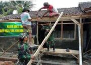 Karya Bakti TNI Kodim 0620/Kabupaten Cirebon Tahun Anggaran 2024 Rehab Rumah Tidak Layak Huni dan Sosialisasi Pencegahan Stunting
