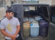 680 Liter Pertalite Diamankan, Sat Reskrim Polres Subulussalam Tangkap Seorang Pria Diduga Lakukan Penyalahgunaan BBM