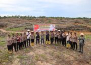 Karo SDM Polda Aceh Tinjau Lahan Produktif Ketahanan Pangan di Aceh Barat