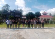 Apel bersama Tripika dalam rangka persiapan pengamanan pilkada serentak Tahun 2024 di Mako Polsek pomona selatan kabupaten Poso propinsi Sulawesi Tengah