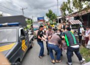 Respon Cepat, Kapolsek Siantar Timur Bantu Korban Laka Lantas