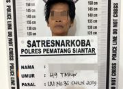 Miliki Sabu dan Ganja, Polres Pematangsiantar Tangkap SRM Dirumahnya