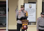 Pimpin Apel Pergeseran Personil Pengamanan TPS, Kapolres Ketapang Tegaskan Anggota Polri Harus Profesional dan Netral