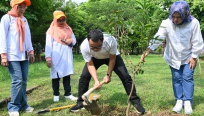 PJ Bupati Cirebon : Penataan Taman Hutan Kota Sumber Agar Lebih Indah.