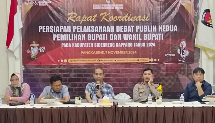 Wakapolres Sidrap Pimpin Langsung Persiapan Debat!