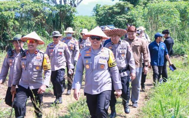 Kapolres Sidrap Pimpin Langkah Awal Swasembada