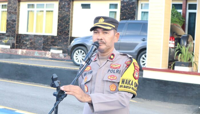 Wakapolres Sidrap Tegaskan Kesiapan Pengamanan di Posko Pemenangan