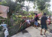Sertu Amin Pimpin Warga Lanrang Bangun Benteng Sehat