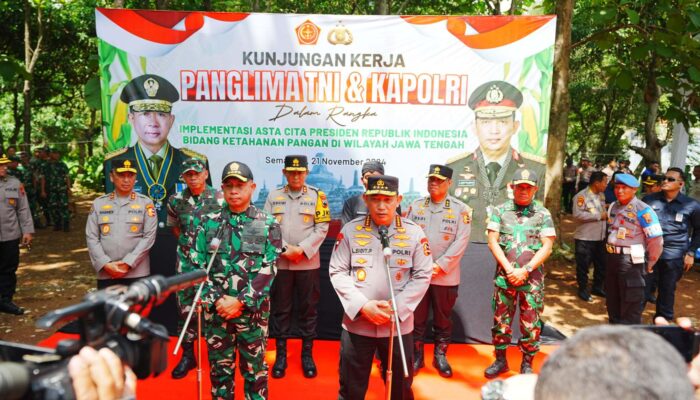 Kapolri dan Panglima TNI: Sinergi Ketahanan Pangan, Meretas Masa Depan Indonesia