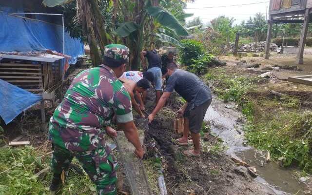 Peltu Sahabuddin Pimpin Karya Bakti, Duampanua Berseri