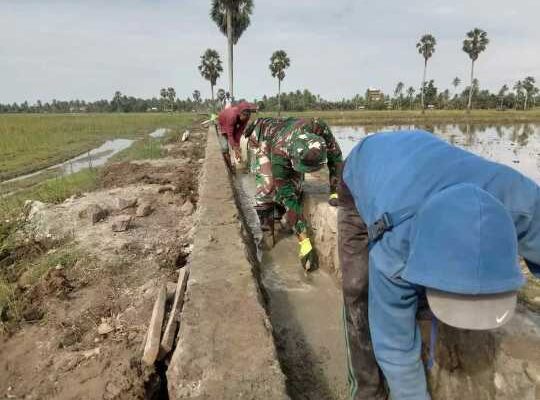 Tangan TNI, Nafas Baru Irigasi Lajonga