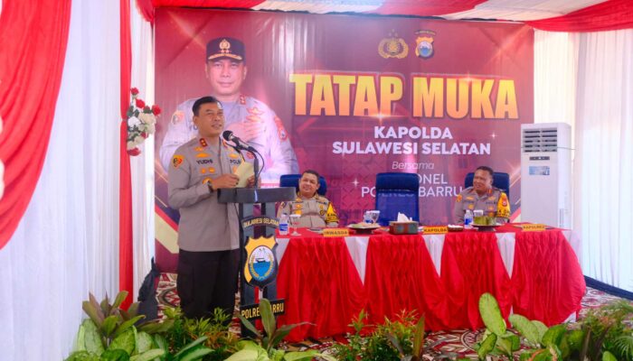 Irjen Pol Yudhiawan Apresiasi Polres Barru, Etika Polri Ditekankan