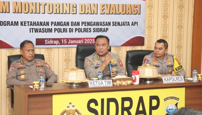 Itwasum Polri Apresiasi Langkah Polres Sidrap