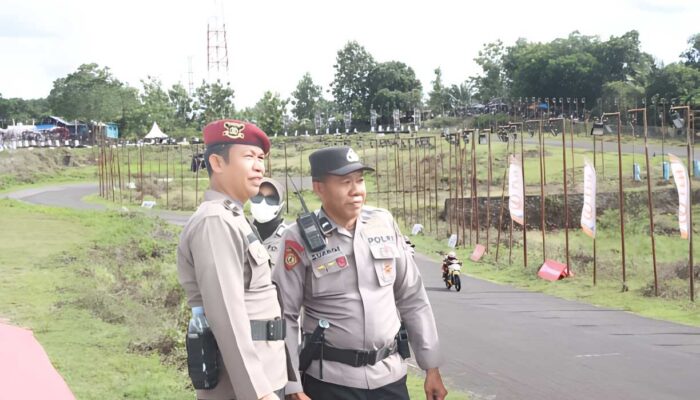Polres Sidrap Sukses Jaga Ajang Balap Bergengsi