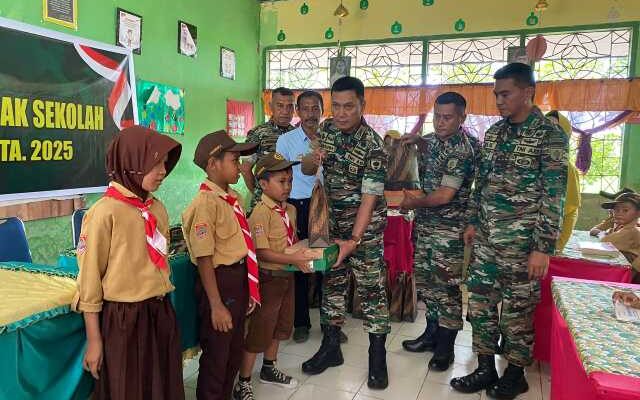 Kasdim Sidrap Gaspol! Bikin Anak Sekolah Makin Sehat & Cerdas!