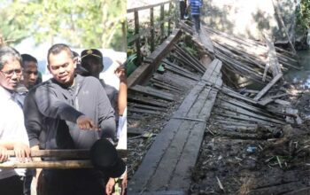 Jembatan Ambruk, Forkopimda Sidrap Turun Tangan!