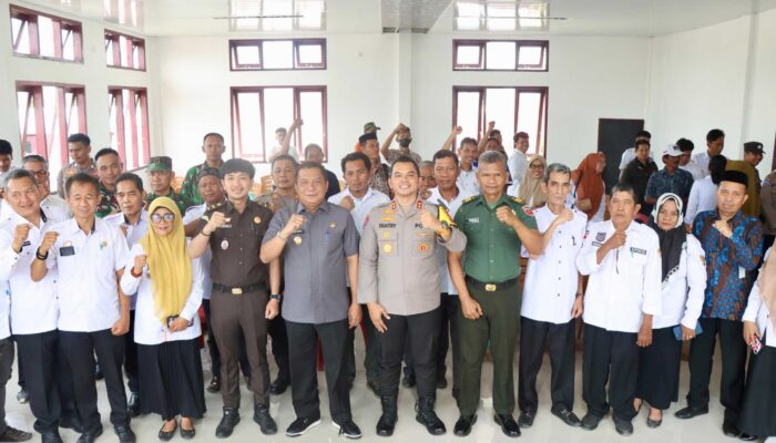 Kapolres dan PJ Bupati Sidrap Tinjau Dua Kecamatan