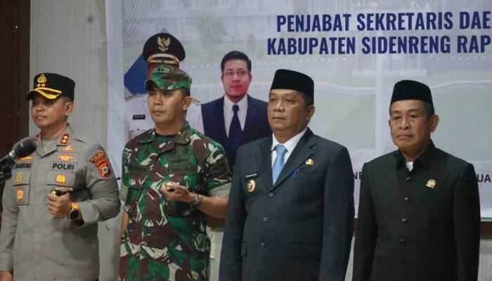 Sidrap Punya Punya Sekda Baru! Ini Pesan Tegas Dandim 1420